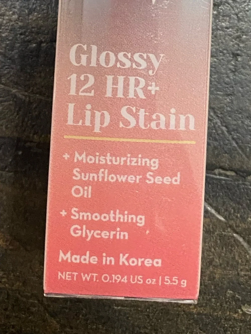 The Creme Shop Glossy 12 HR + Lip Stain - Cherish